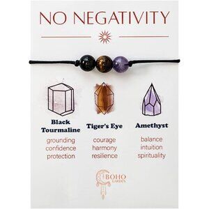 Healing Bead Bracelets - Spiritual Crystal Beaded Bracelet - Made of 3 Real & Na